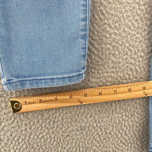 Vineyard Vines Jeans Womens 10 Blue Light Stone Wash Denim Skinny Stretch Casual - Picture 10 of 11